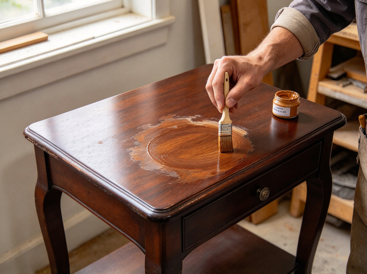 Custom Wood Furniture Stain & Color Repair