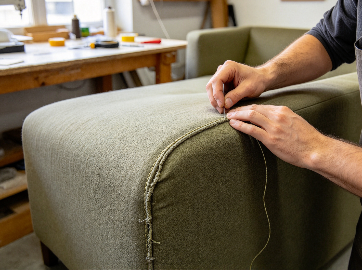 Custom Upholstery Fabric Repair